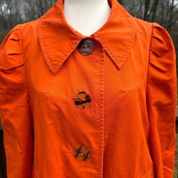 Anthropologie Elevenese Peacoat With Tortoise Buttons - Picture 2 of 9